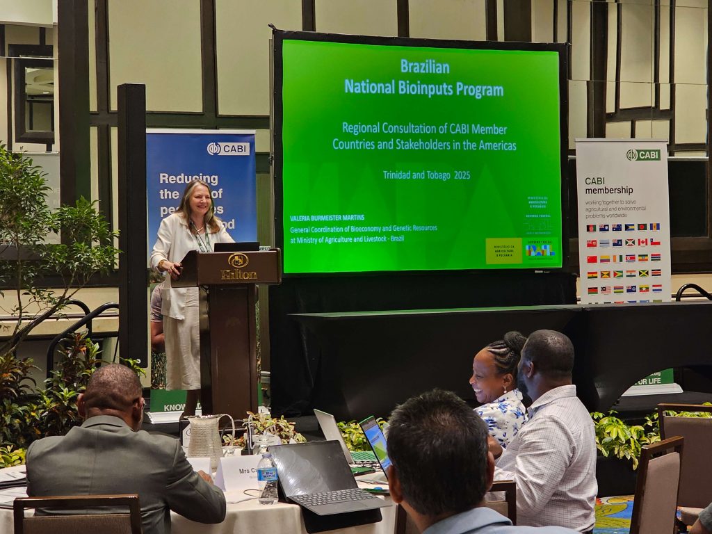 Valeria Burmeister Martins, Koordinator Umum untuk Bioekonomi dan Sumber Daya Genetik serta perwakilan MAPA di Konsultasi Regional CABI.
